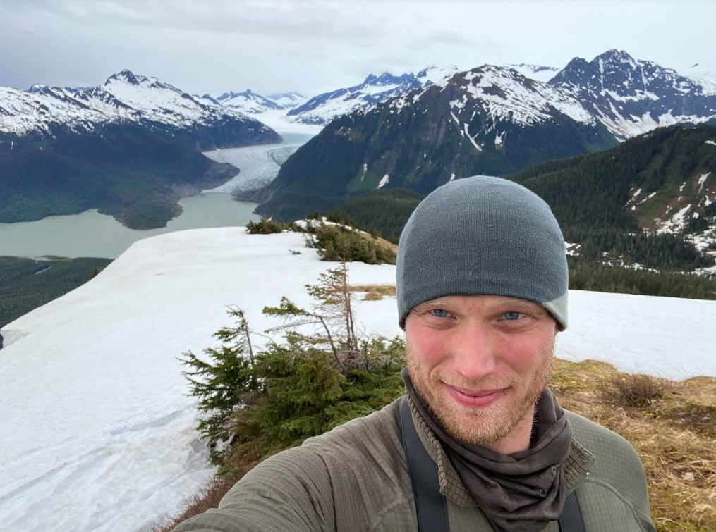 Dr. Logan Berner outside Juneau, Alaska