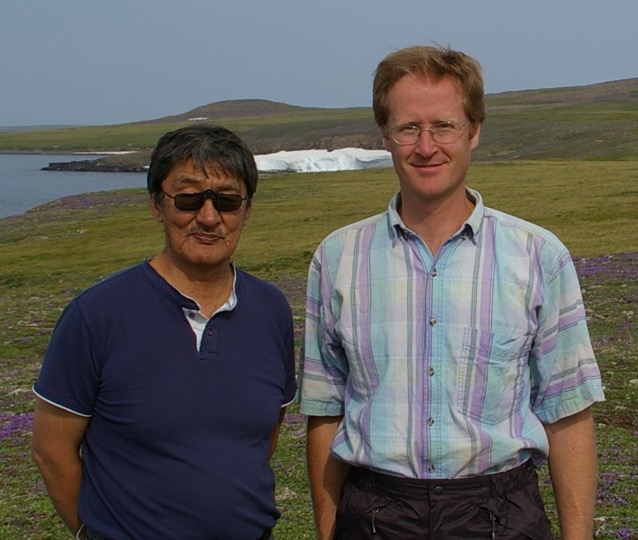 George Noongwook (left) and Henry Huntington (right)