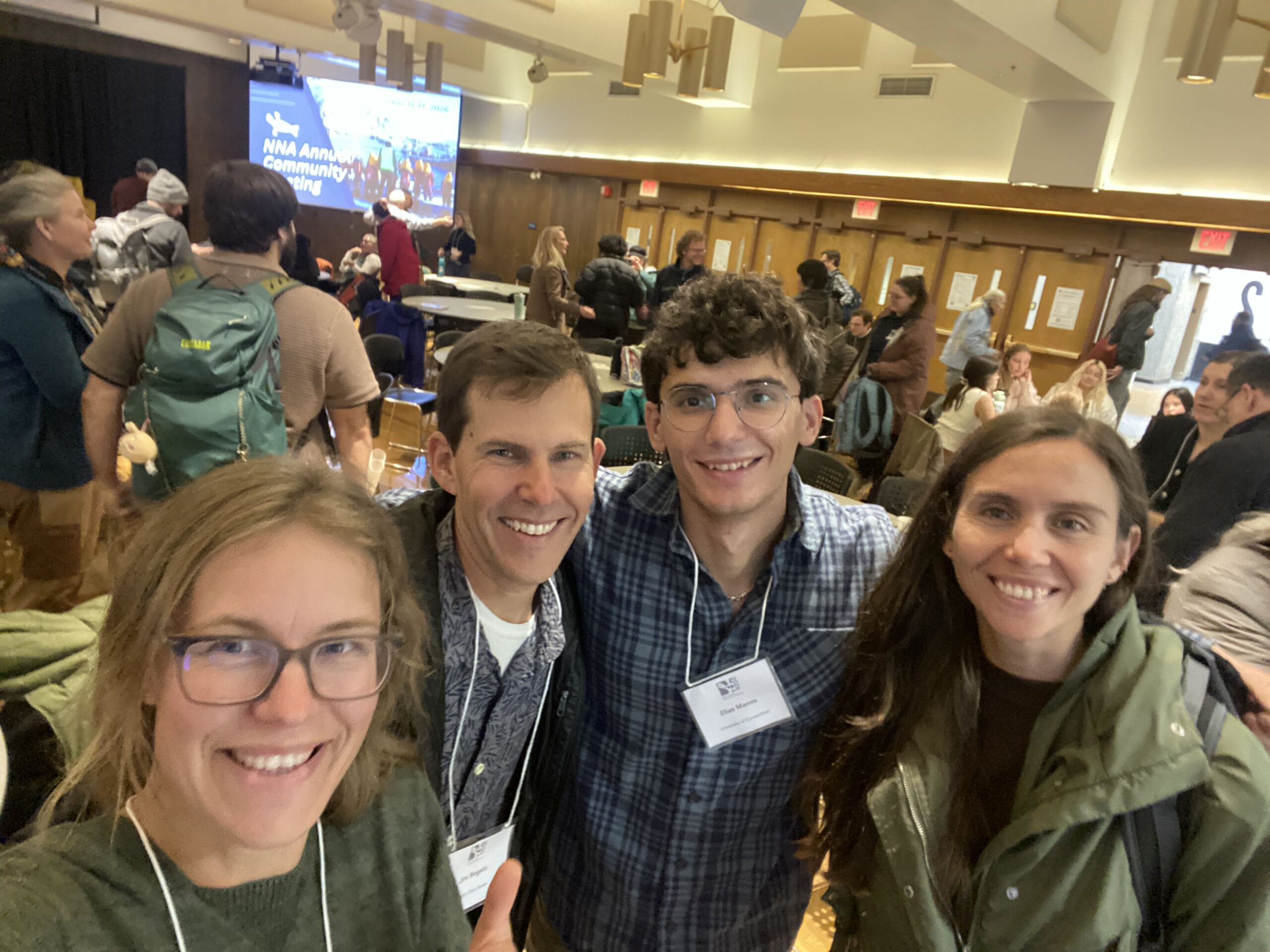 Jim Regetz from the Arctic Data Center with colleagues at the NNA Annual Meeting.
